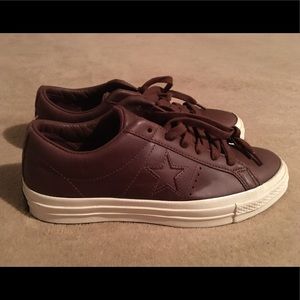 Leather Converse